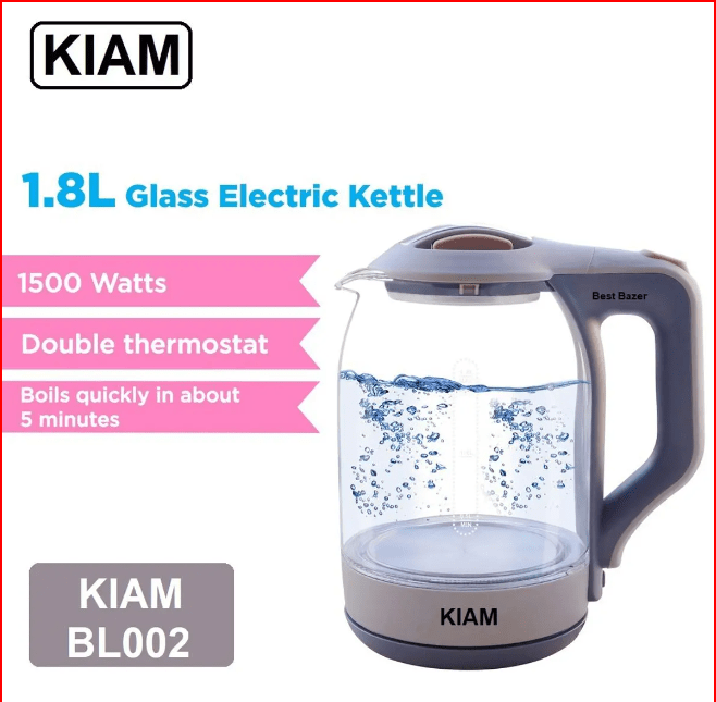 Kiam Electric Kettle 1.8L