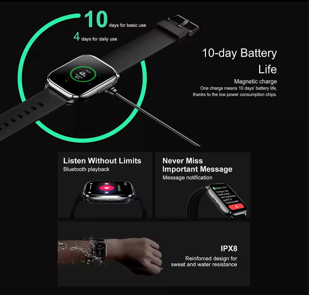 QCY GS Smart watch in bd